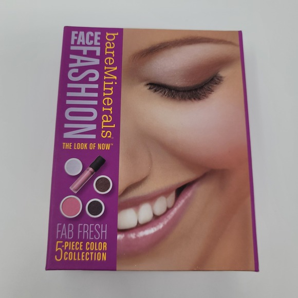 bareMinerals Face Fashion 5 Piece Fab Fresh Color Collection Eyecolor Blush Lips - Picture 1 of 7